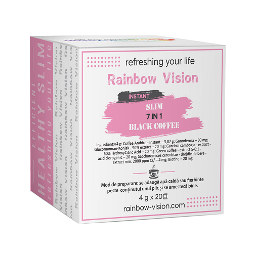 Instant Black Coffee 7 in 1 - Slim